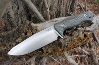 lionsteel T6 K490 Black Canvas Micarta photo