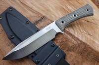 TRC Apocalypse Elmax Satin Black Micarta #3558 photo