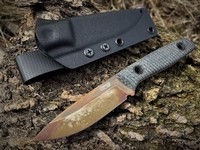 TRC Knives Classic Freedom APOC Finish Black Canvas Pre order due in 10 days photo