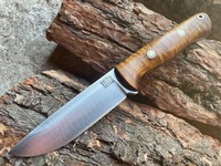 Barkriver Bravo 1 Cru-Wear Dark Curly Maple Black Liner Mosaics Rampless #1 Photo