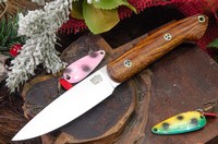 Barkriver Knives Bird and Trout CPM154 DesertIronwood Red Liner Mosaics #3 Photo