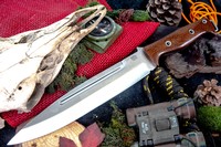 Barkriver Knives Pig Sticker CPM 154 Tan Burlap Hollow Pins Photo