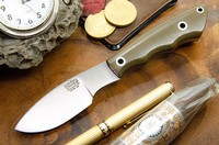 Barkriver Mini Canadian CPM3V Green Canvas Hollow Pins Photo