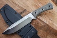 TRC Apocalypse Elmax Satin Black Micarta #3760 photo