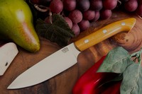 Barkriver Knives Petty Z CPM 154 Vintage Linen Photo