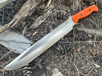 Barkriver Bravo 3 3V Blaze Orange G-10 Black Pin Photo