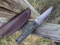 Brisa PK 70FX Green Micarta Scandi photo