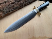 Barkriver Knives Mike Stewart Bowie A2 Black Canvas Photo