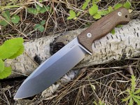 Lionsteel T6 3V Natural Canvas Micarta Photo