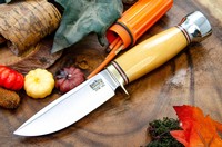 Barkriver Knives mini Manitou CPM154 Antique Bone Linen Photo