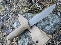 Peltonen M07 Ranger Puukko 80CRV2 Coyote FDE Blade Photo