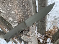 Peltonen M07 Ranger Puukko 80CRV2 OD Green Blade Photo