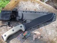 ESEE Knives Junglas Survival knife, Kydex sheath and Cordura backing Photo