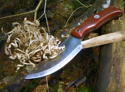 Feather sticks with the Highland Bushcraft Knife