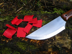 Slicing nylon webbing